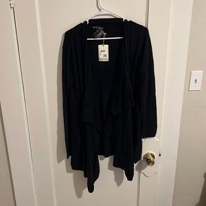 Barefoot Dreams CozyChic Lite Cardigan Black